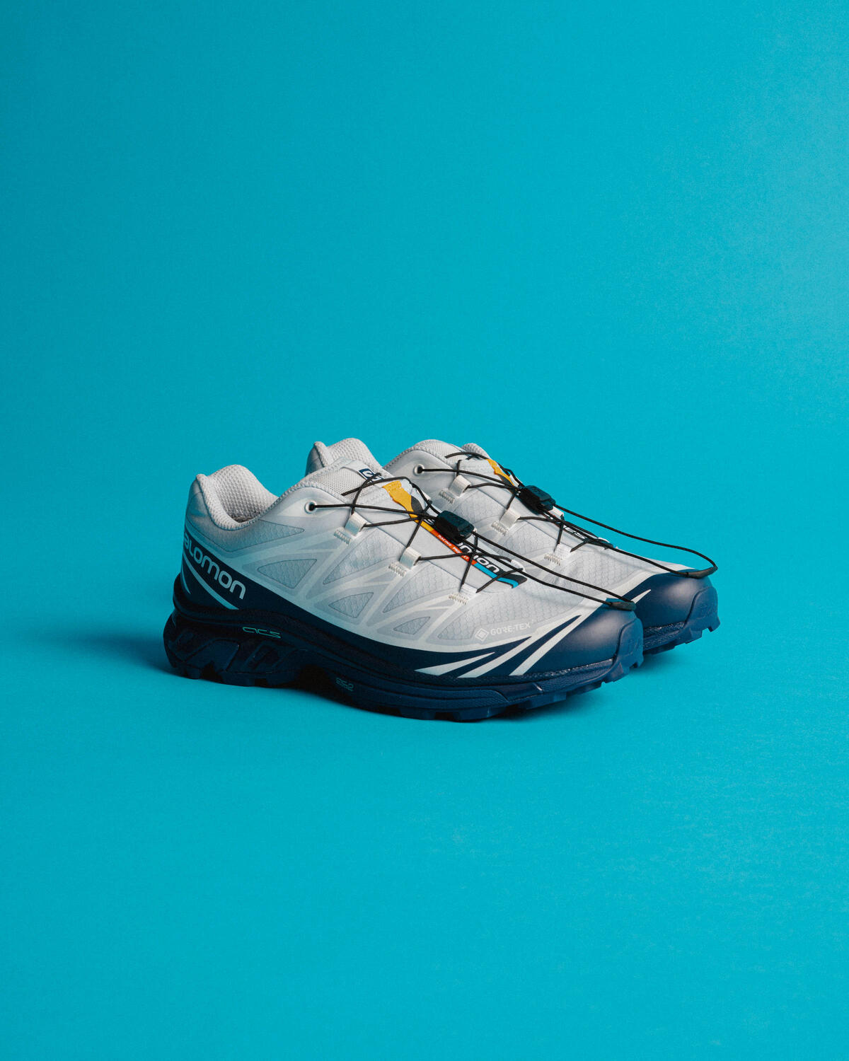 Salomon XT-6 GTX "Gore-Tex" Blue Print/Heather/White - Image 19