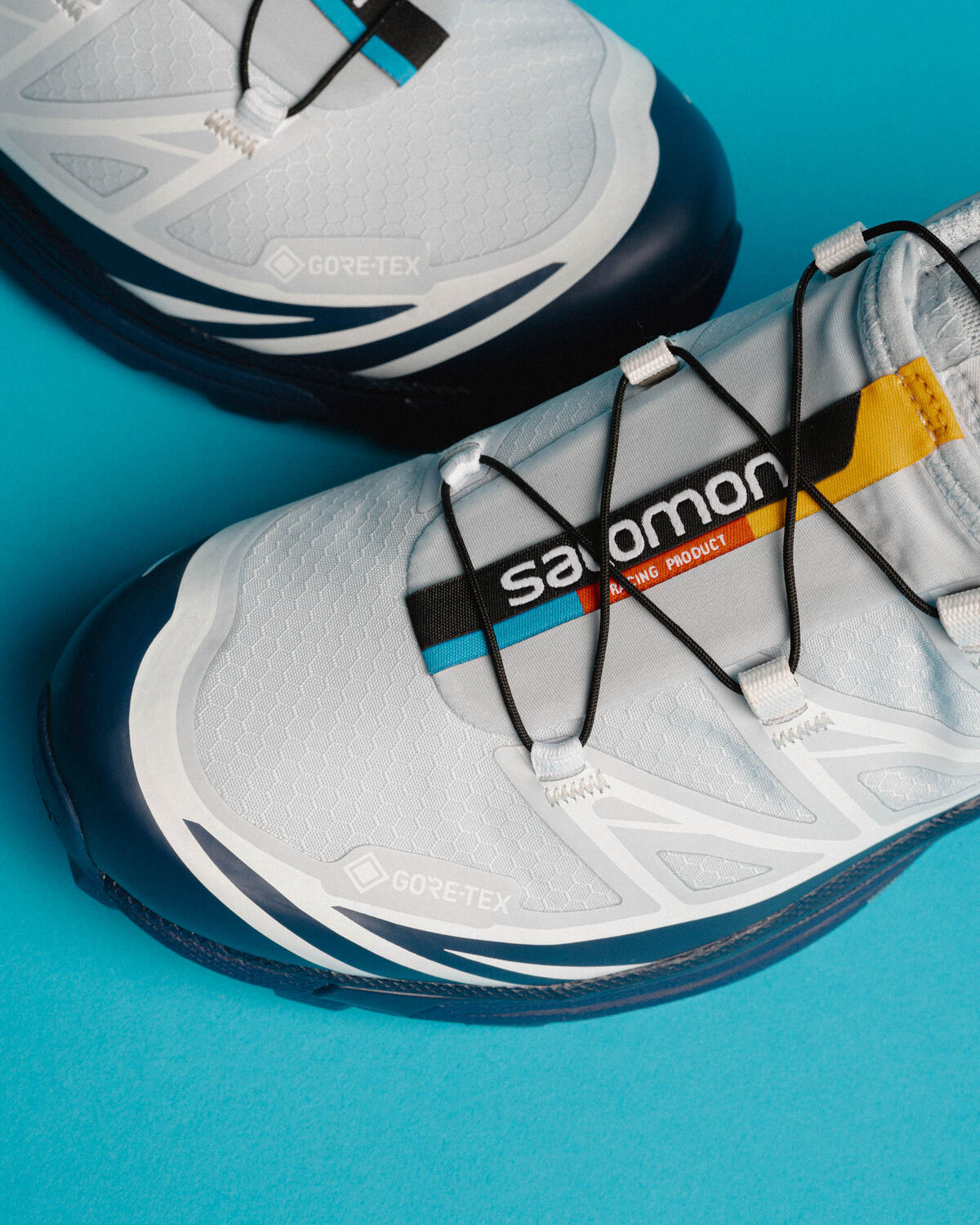 Salomon XT-6 GTX "Gore-Tex" Blue Print/Heather/White - Image 23