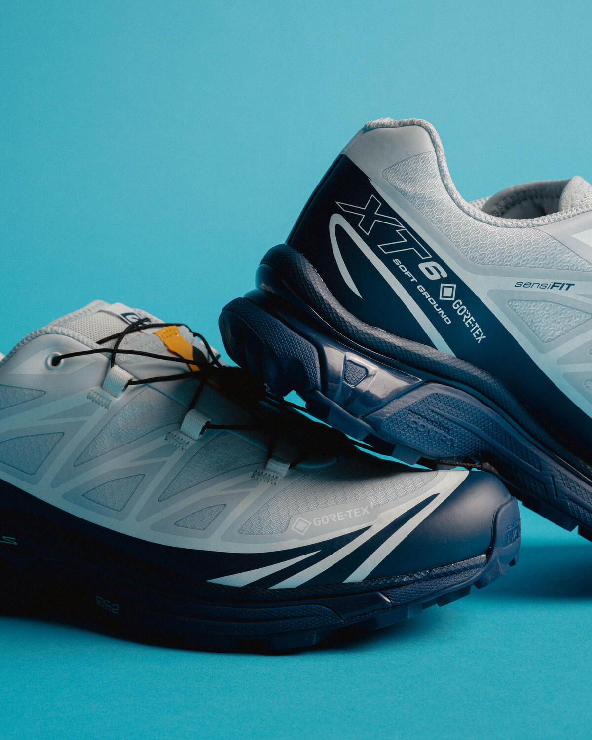 Salomon XT-6 GTX "Gore-Tex" Blue Print/Heather/White - Image 22