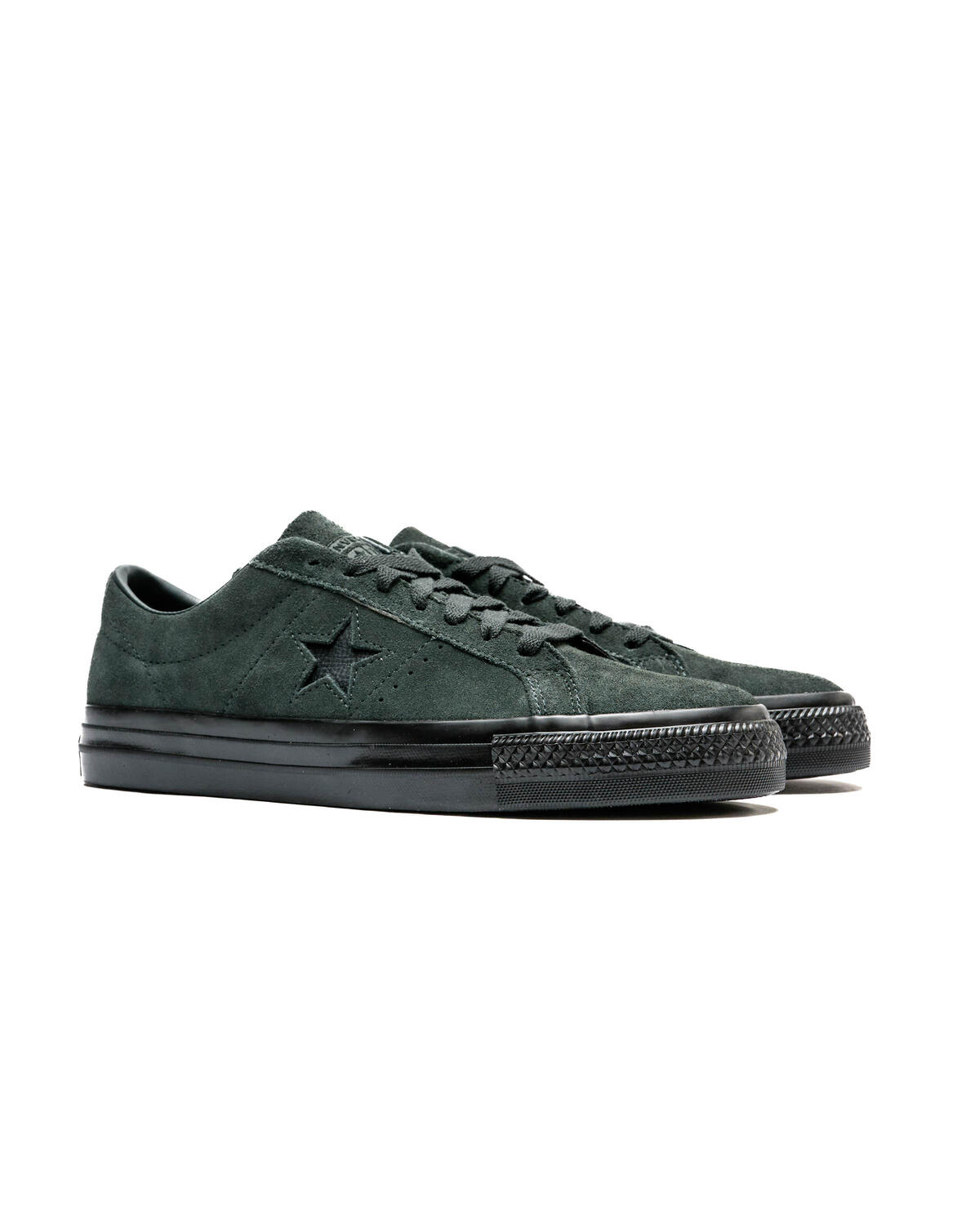Converse One Star Pro Classic Suede (Dunkelgrün / Grau) - Image 8