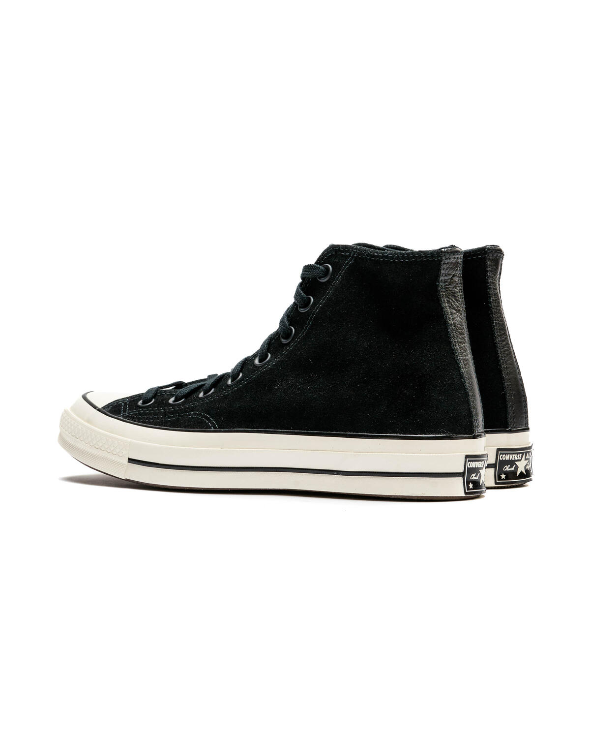 Converse Chuck 70 Hi Suede Black / Egret - Ancestral Blue - Image 4