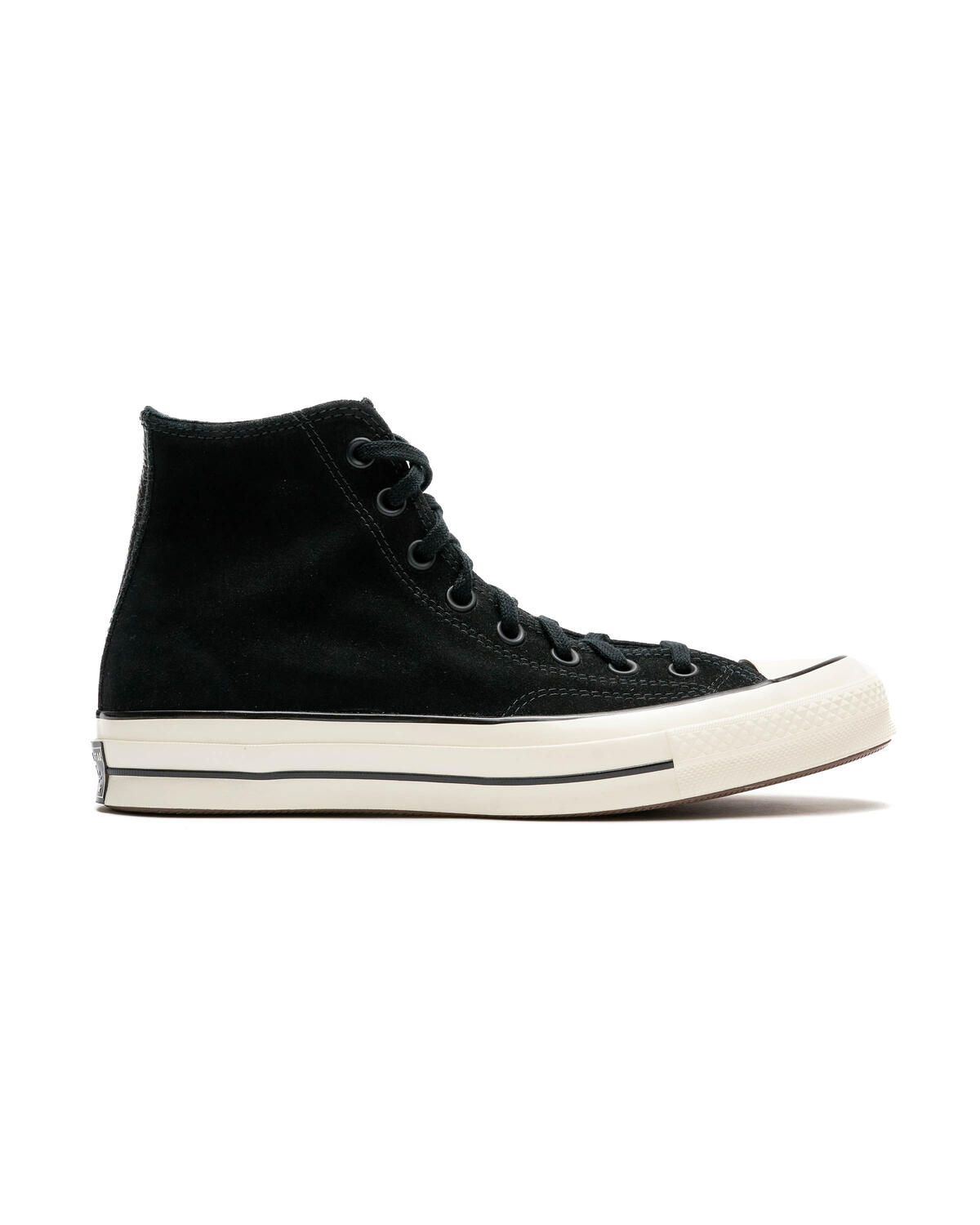 Converse Chuck 70 Hi Suede Black / Egret - Ancestral Blue - Image 2
