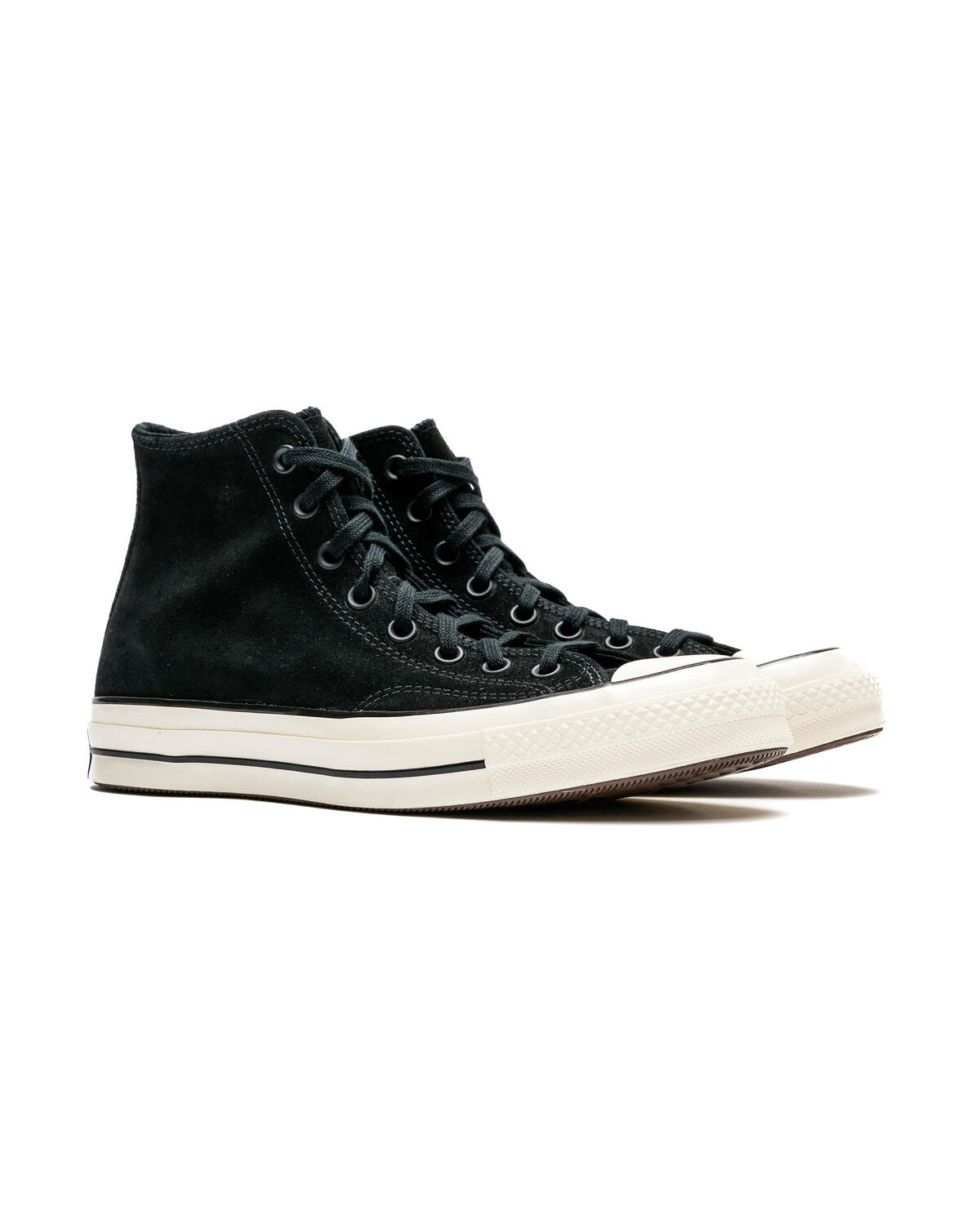Converse Chuck 70 Hi Suede Black / Egret - Ancestral Blue - Image 3