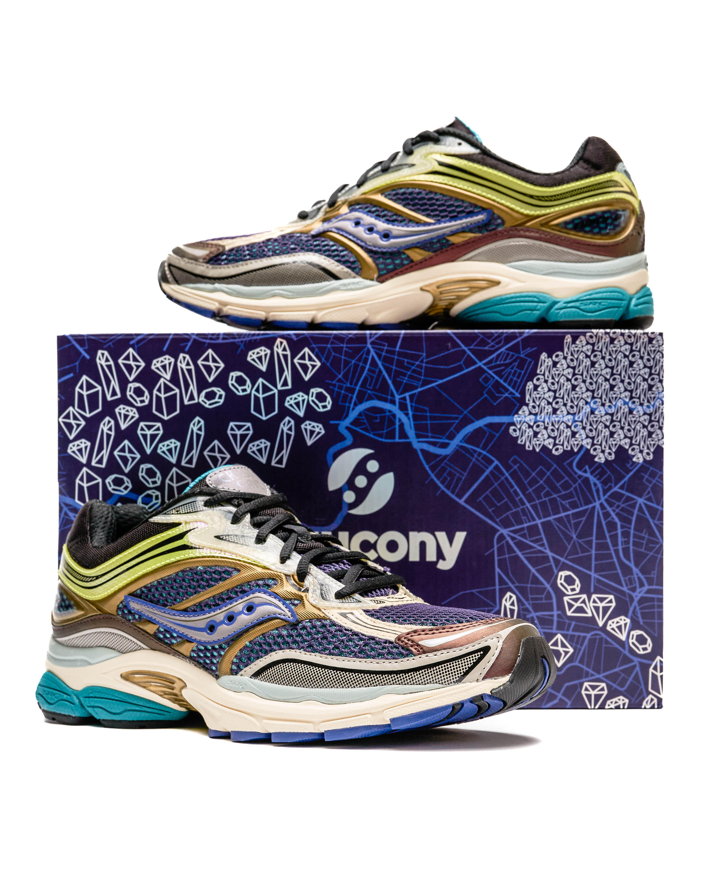 Saucony x Saucony Story Crystal Cave Pro Grid Omni 9