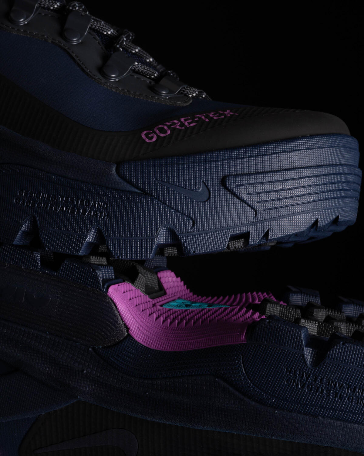 Nike ACG Gaiadome Gore-Tex Shoes - Obsidian / Teal Nebula - Anthracite - Image 19