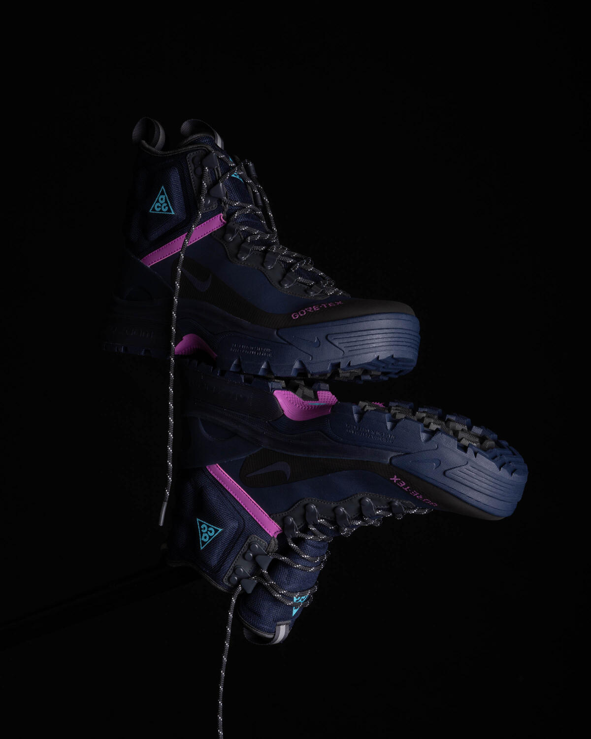 Nike ACG Gaiadome Gore-Tex Shoes - Obsidian / Teal Nebula - Anthracite - Image 21