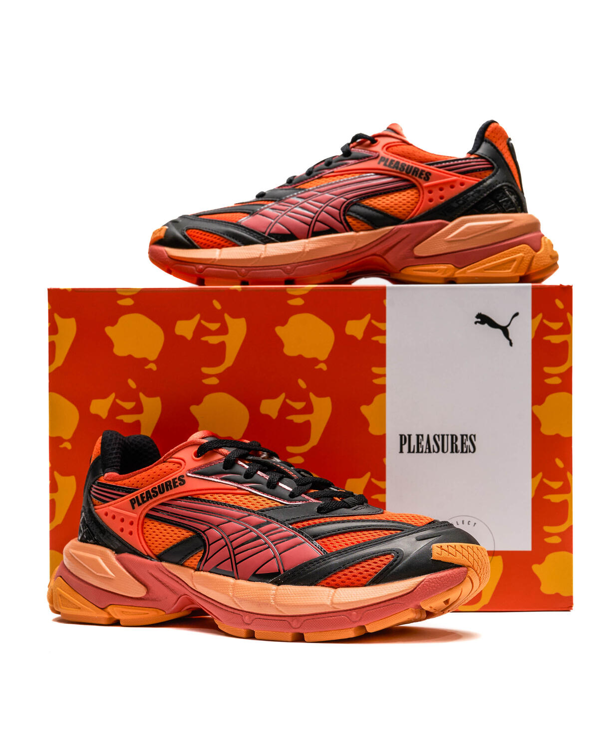Puma x Pleasures Velophasis Layers - Cayenne Pepper/Astro Red - Image 21