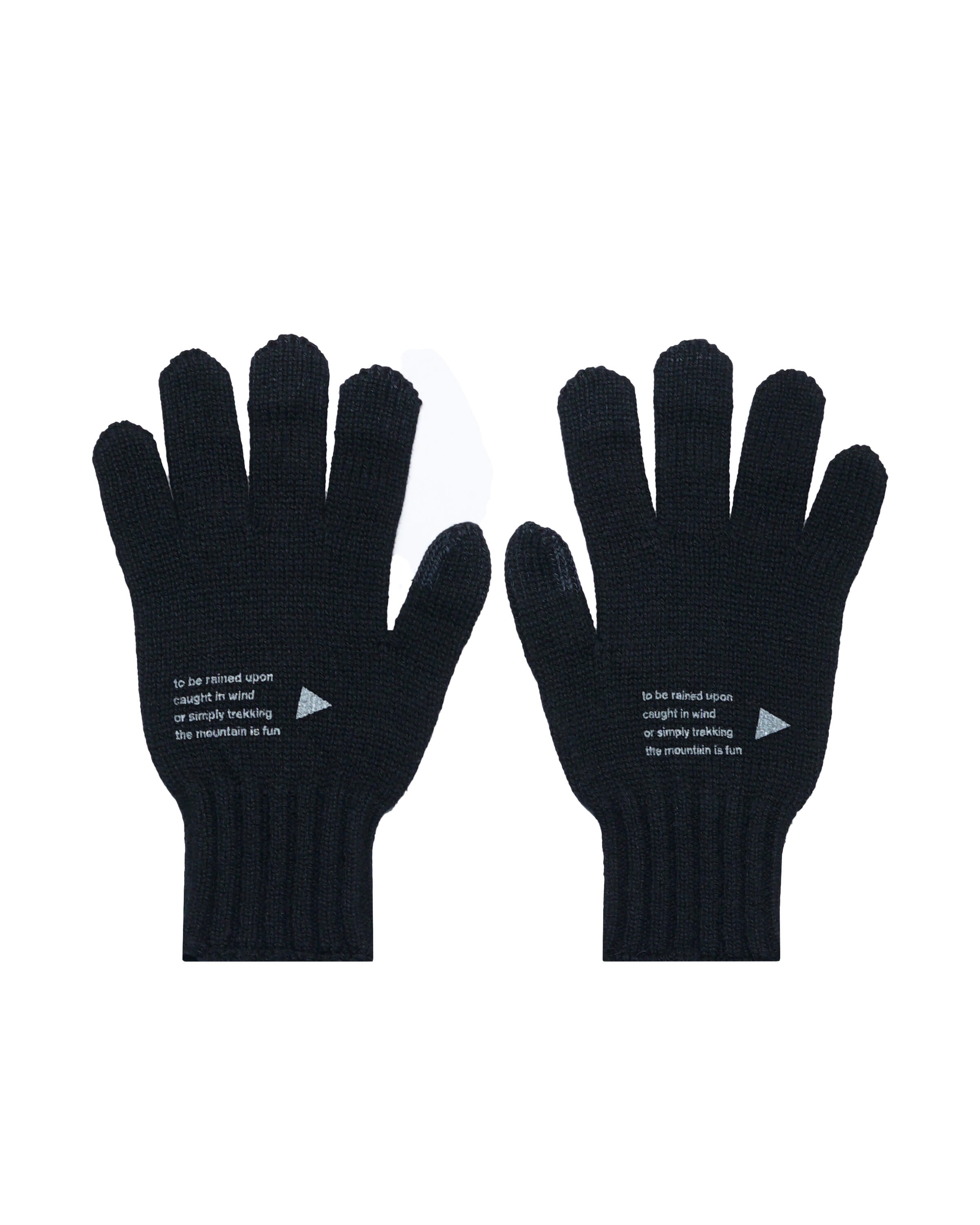 And Wander Wool Knit Gloves