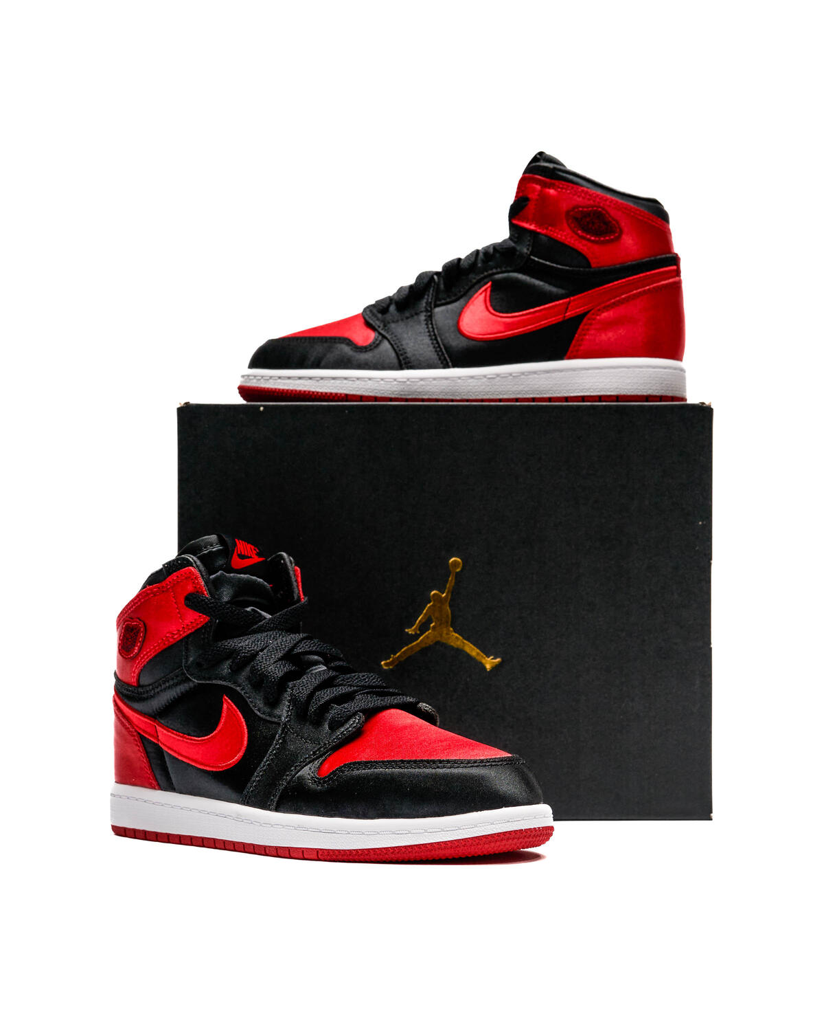 Air Jordan 1 Retro Hi OG 'Bred' Preschool - Image 10