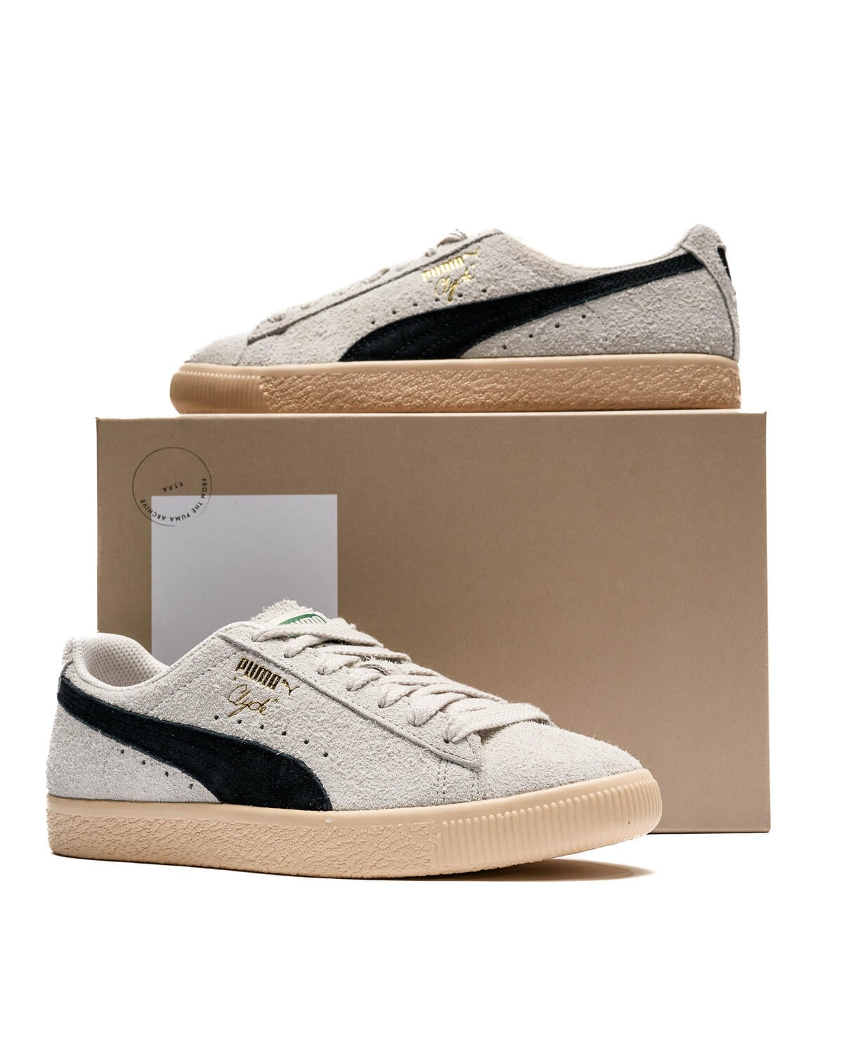 Puma Clyde Sedate Gray/Cashew - Image 19
