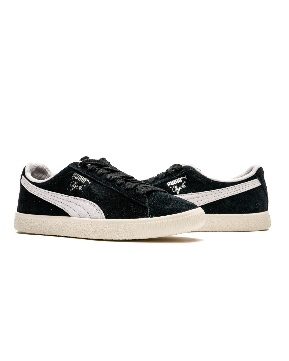 Puma Clyde Black / Frosted Ivory - Image 11