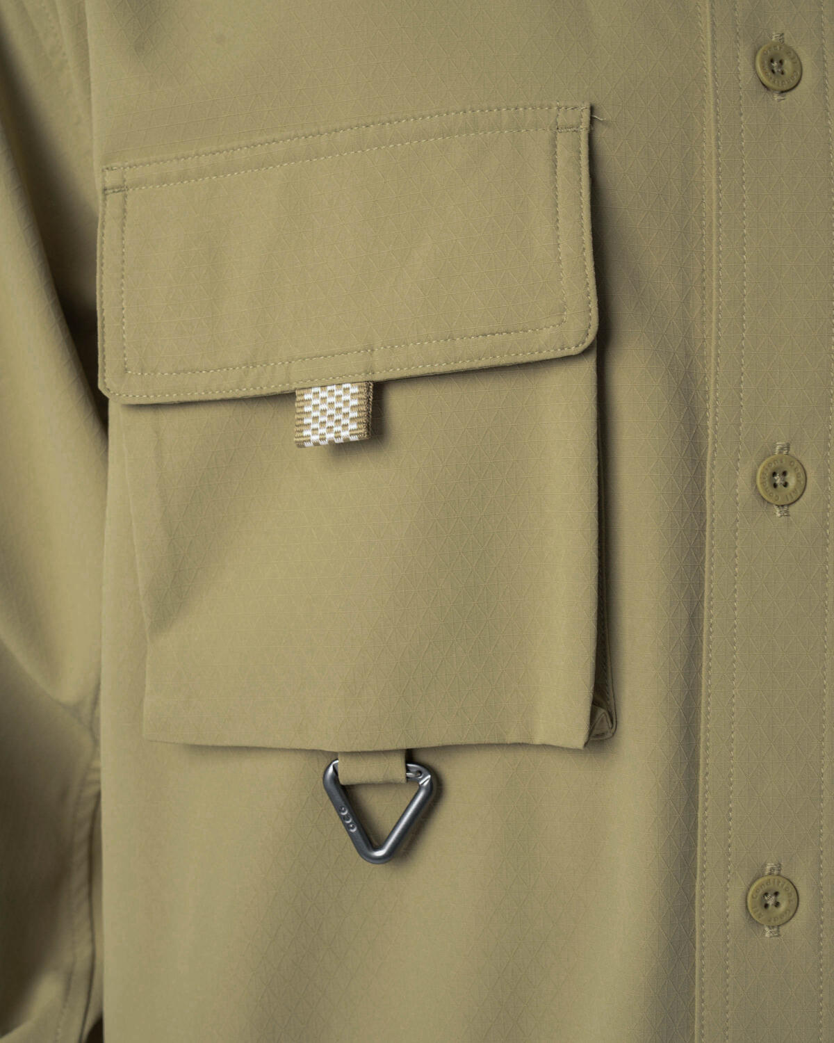 Nike ACG UV Devastation Trail Shirt Neutral Olive / Summit White - Image 7