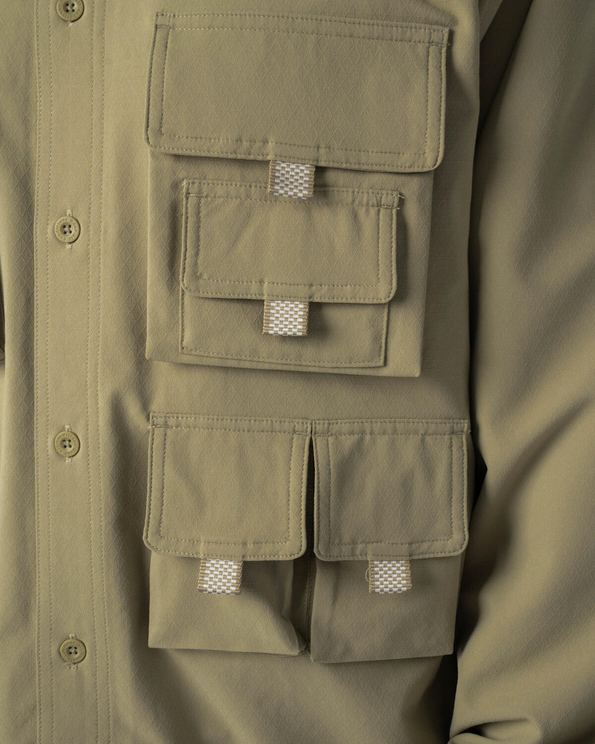 Nike ACG UV Devastation Trail Shirt Neutral Olive / Summit White - Image 6