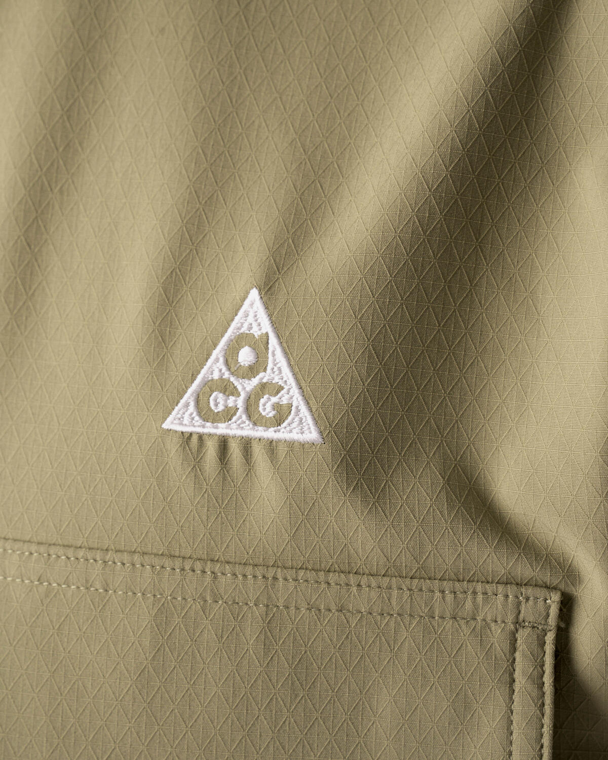 Nike ACG UV Devastation Trail Shirt Neutral Olive / Summit White - Image 5