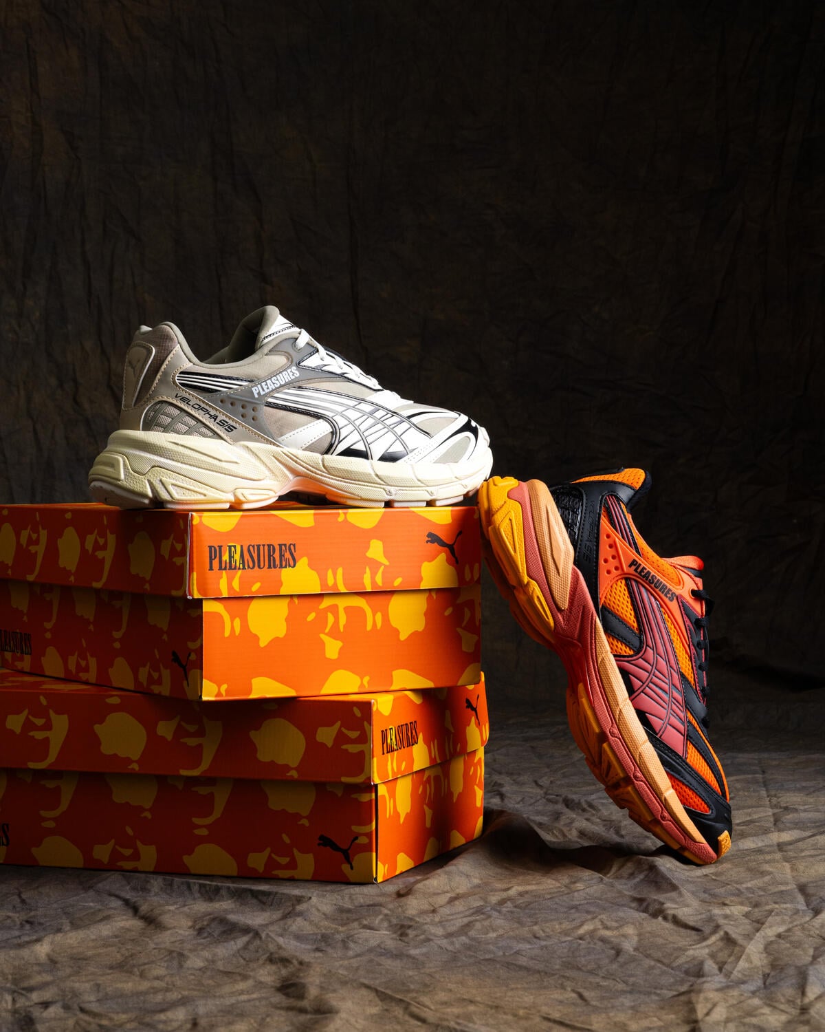 Puma x Pleasures Velophasis Layers - Cayenne Pepper/Astro Red - Image 32