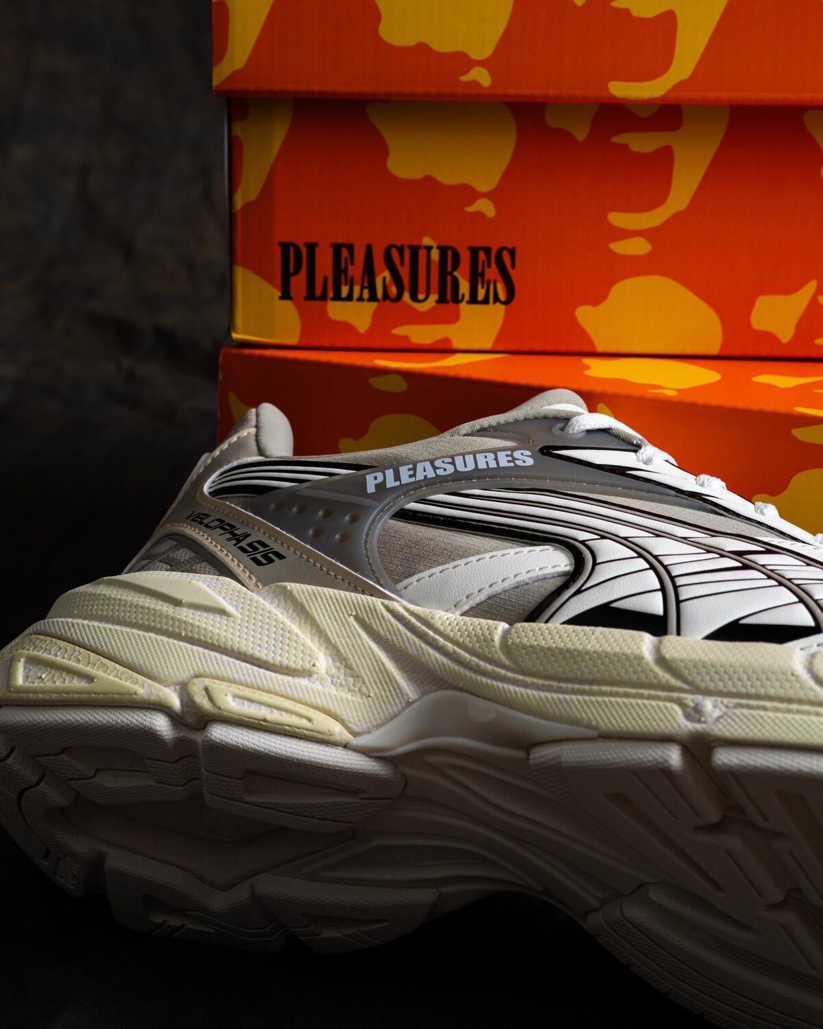 Puma x Pleasures Velophasis Layers - Cayenne Pepper/Astro Red - Image 30