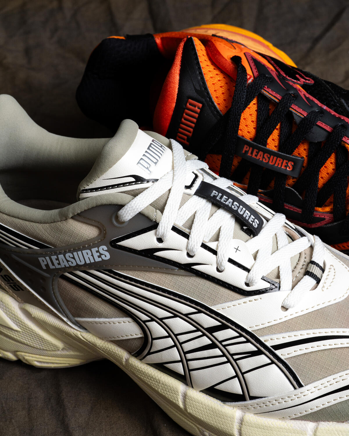 Puma x Pleasures Velophasis Layers - Cayenne Pepper/Astro Red - Image 33