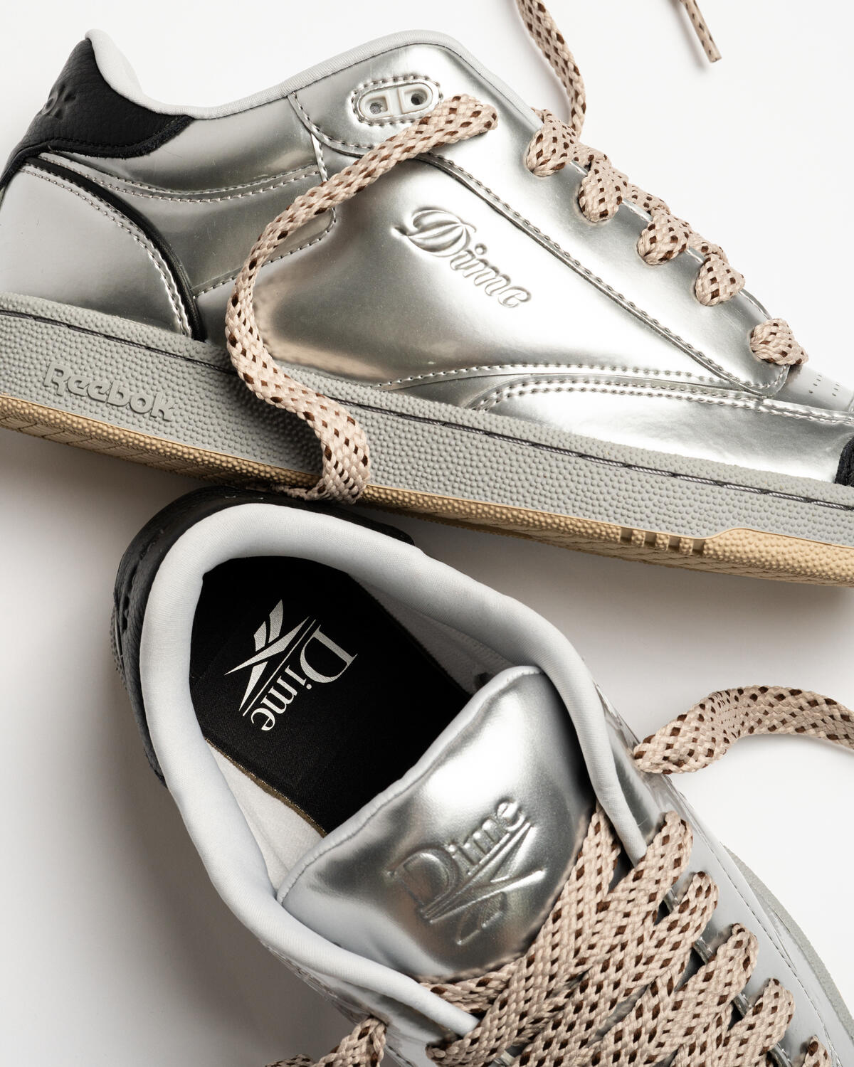 Reebok x Dime Club C Bulc (Silber) - Image 9