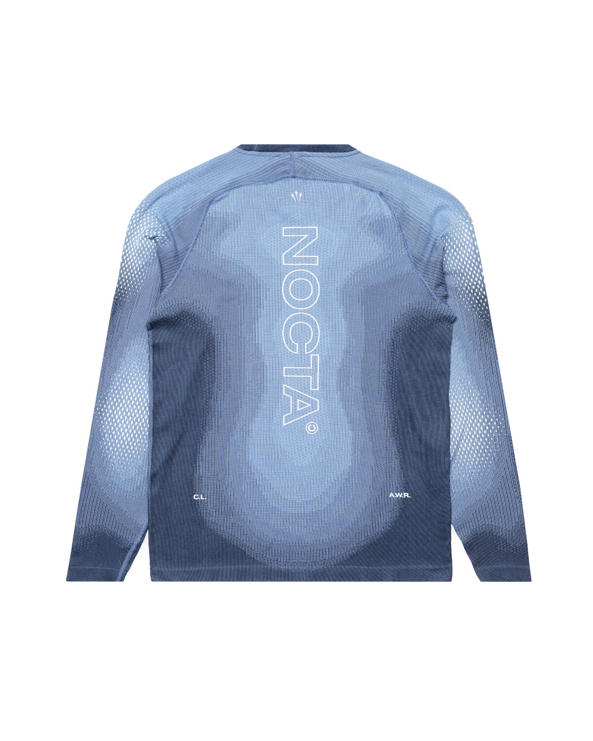 Nike NOCTA Mens Dri-Fit Long-Sleeve Top Cobalt Bliss/Dark Obsidian - Image 3