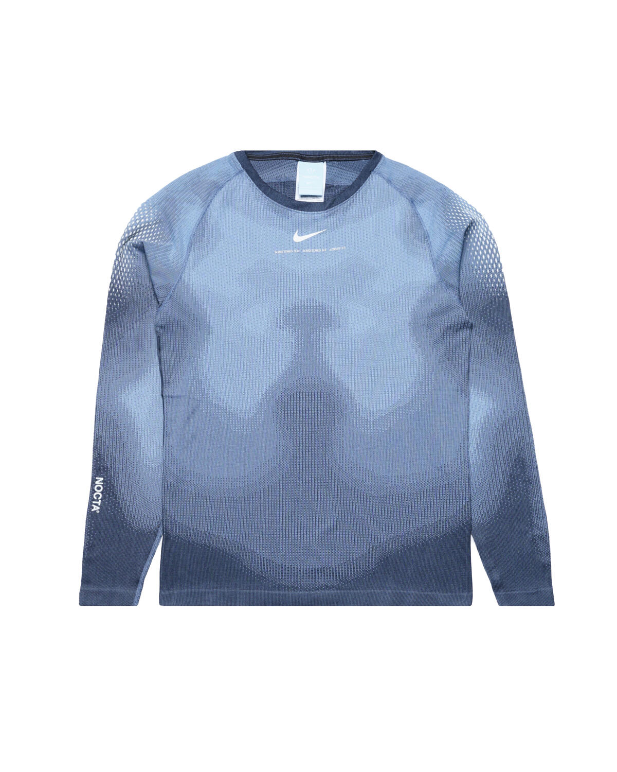Nike NOCTA Mens Dri-Fit Long-Sleeve Top Cobalt Bliss/Dark Obsidian