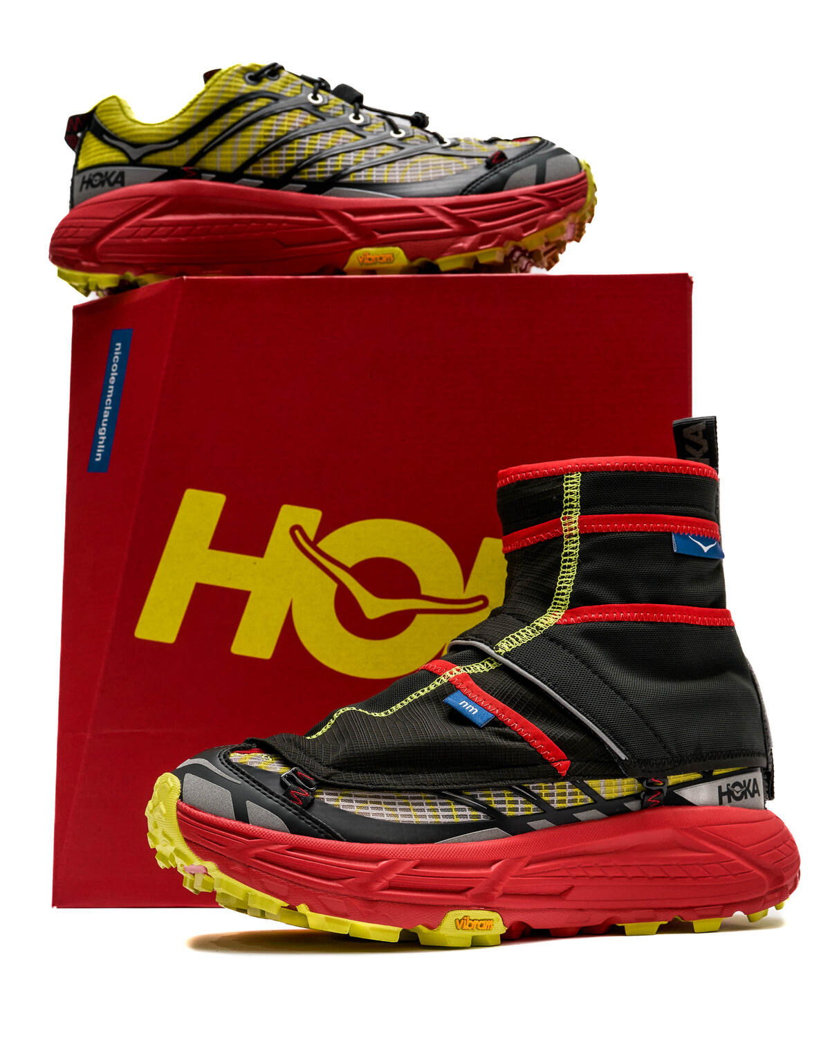 Hoka x Nicole McLaughlin Mafate Speed Three 2 - White/Neon - Image 13