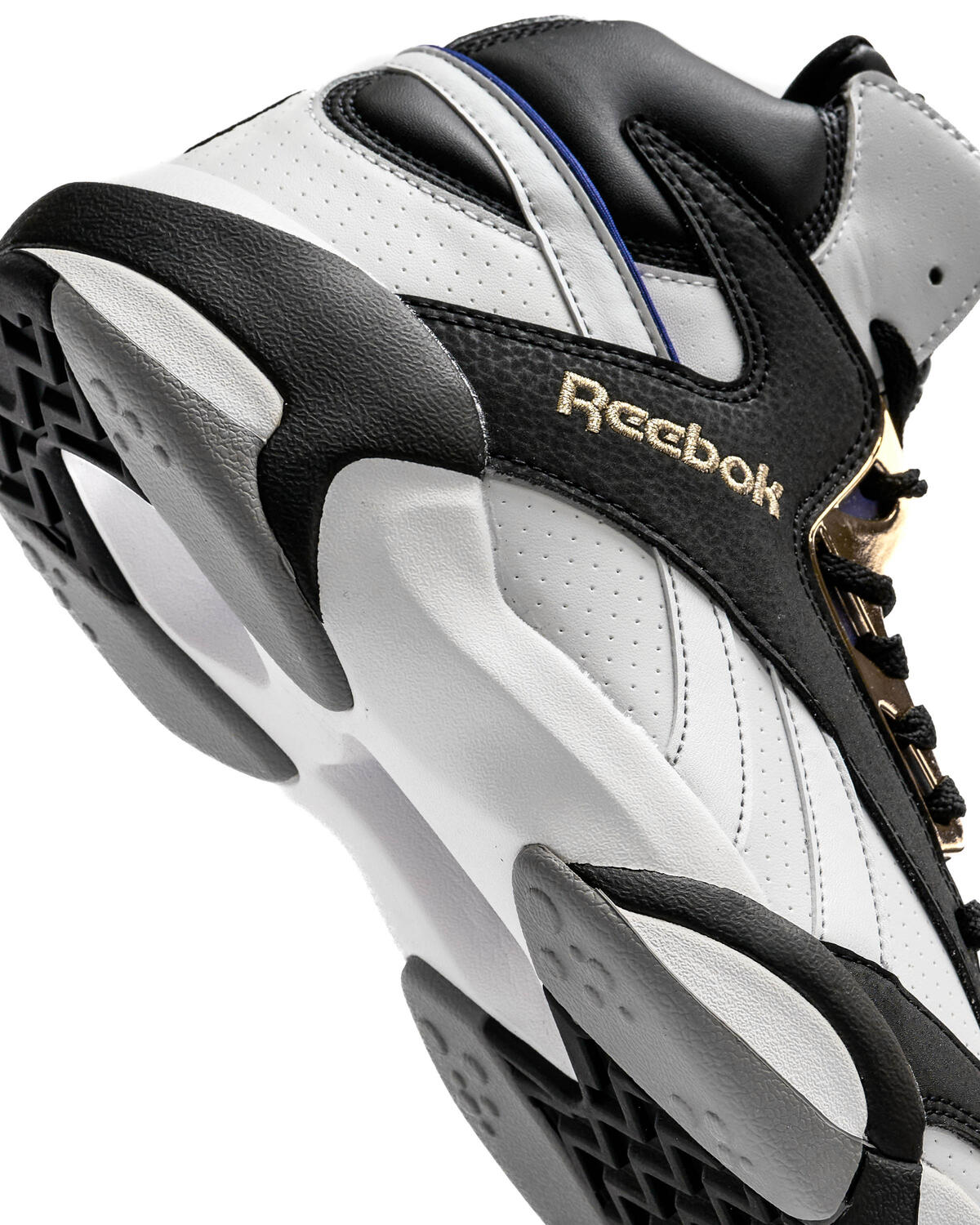 NEW Reebok Shaq Attaq Basketball Shoes Boots 100032830 White Black Gold Size 14 Reebok Shaq Attaq  main image 4