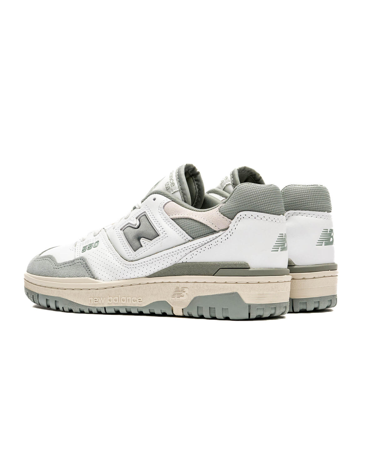 New Balance BB550NED (Weiß / Grün) - Image 4