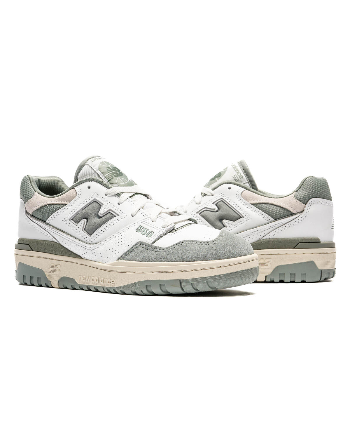 New Balance BB550NED (Weiß / Grün) - Image 5