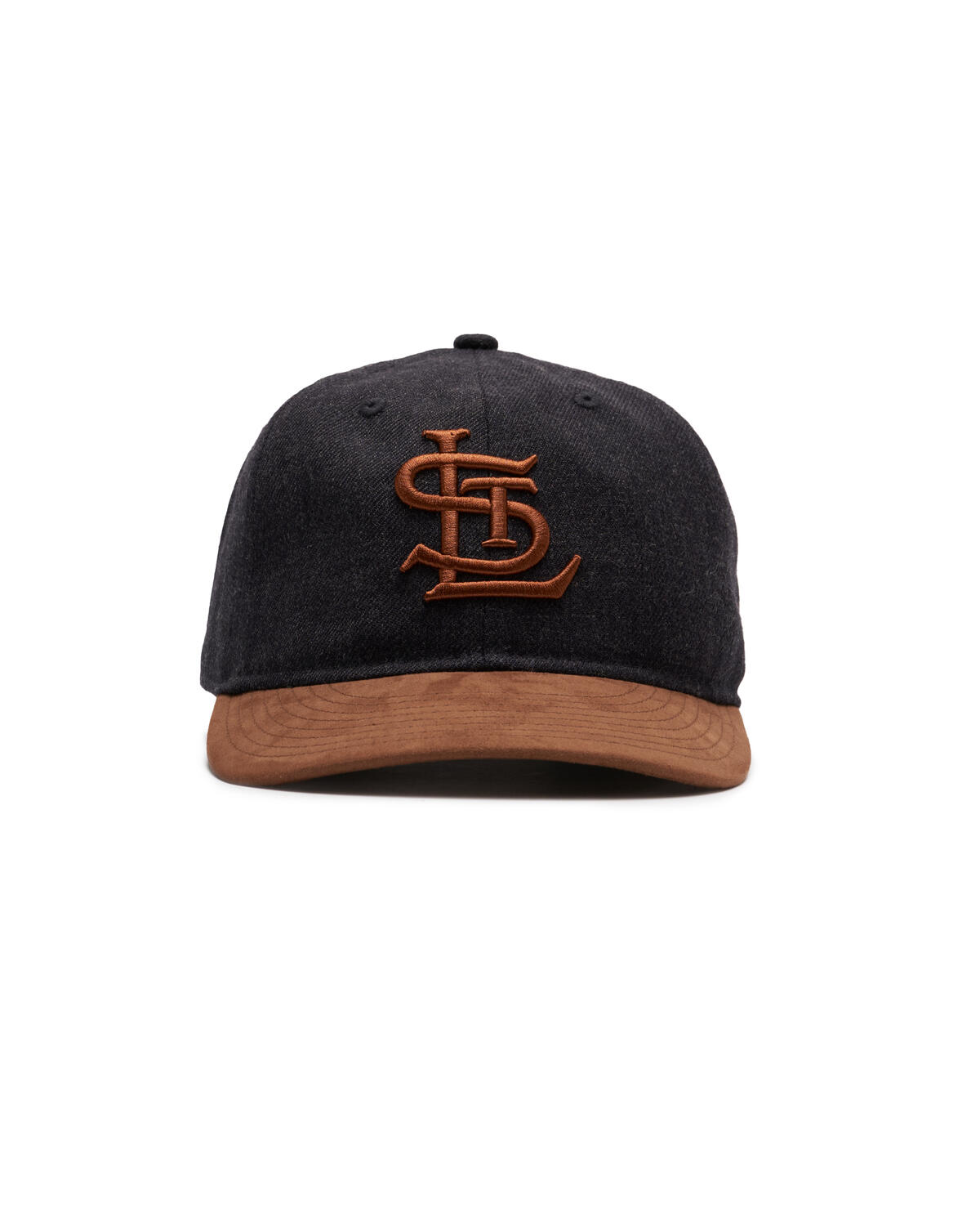 Men's Fanatics Branded Charcoal/Black St. Louis Cardinals Two-Tone Patch Snapback Hat