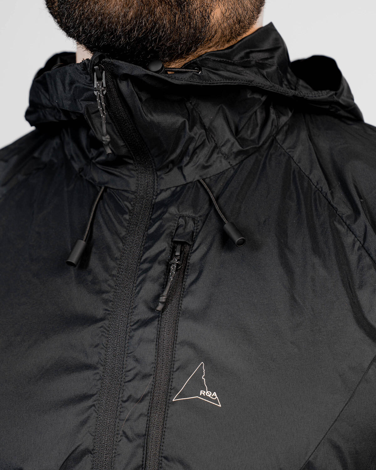 ROA Over Packable Windbreaker RBMW039FA21-BLK0001