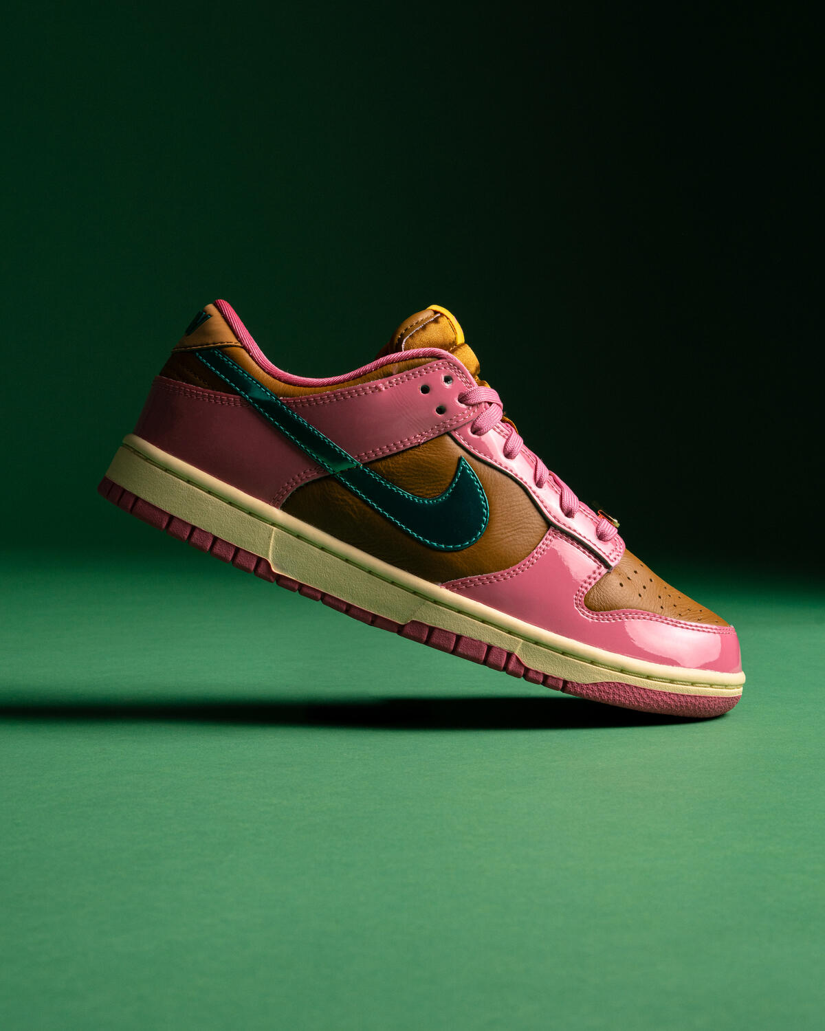 Nike Women's Dunk Low QS "Parris Goebel" Playful Pink/Multi Colour Bronzine - Image 8