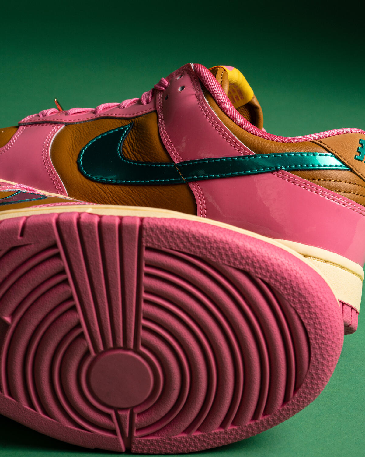 Nike Women's Dunk Low QS "Parris Goebel" Playful Pink/Multi Colour Bronzine - Image 11