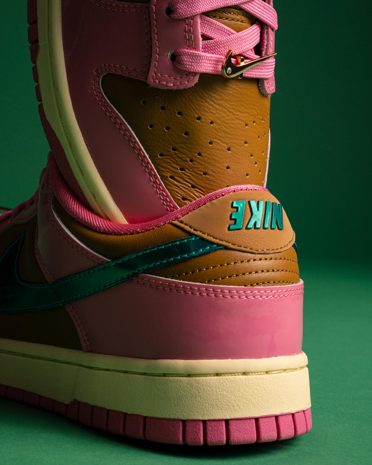 Nike Women's Dunk Low QS "Parris Goebel" Playful Pink/Multi Colour Bronzine - Image 10