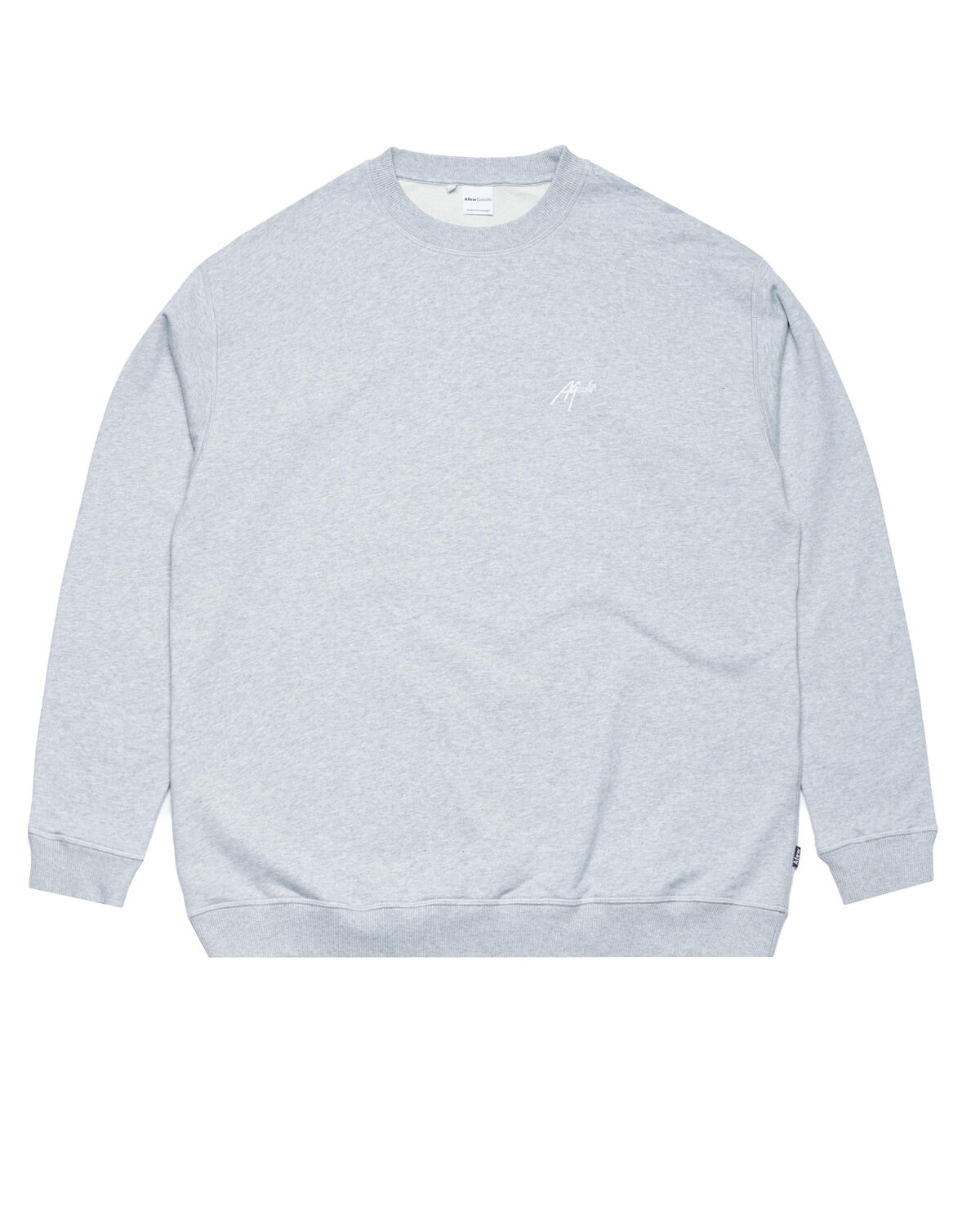 Afew Goods Logo Sweater (Grey) | AG046SW01GRY | AFEW STORE