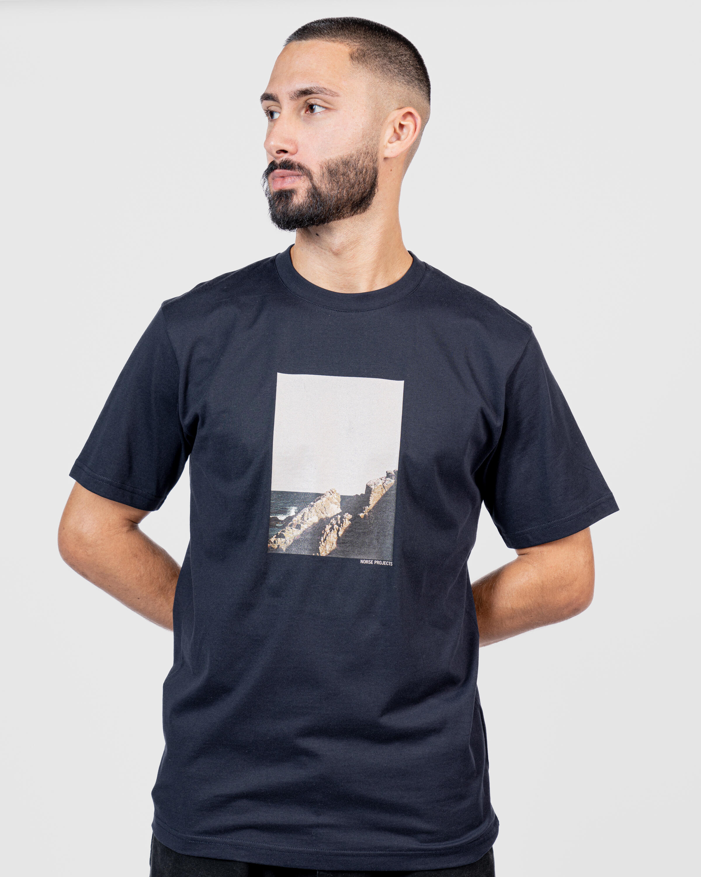 Norse Projects Johannes Cliff Print T-shirt