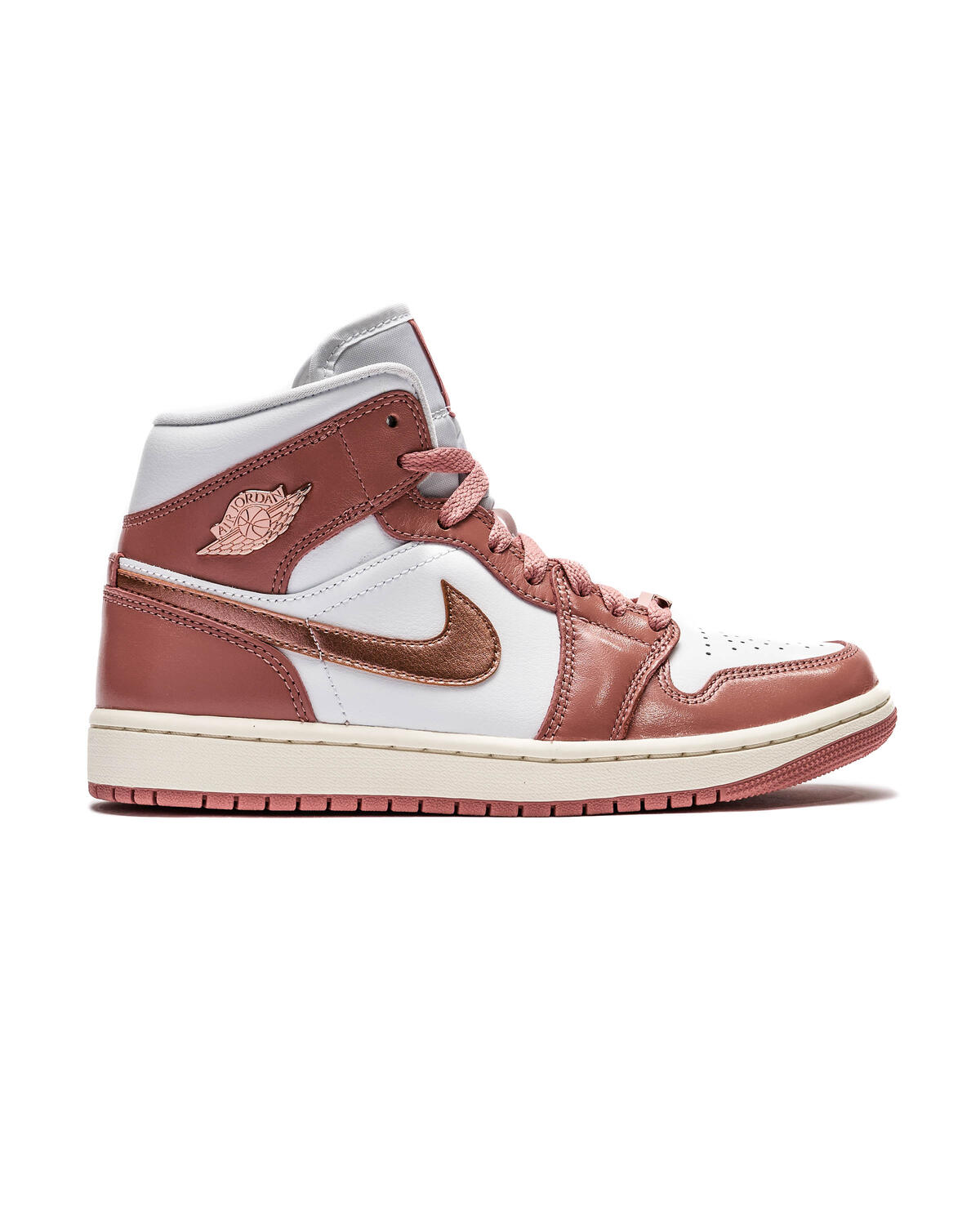 Air Jordan 1 Mid Red Stardust/Metallic Copper (Women's) - Image 16