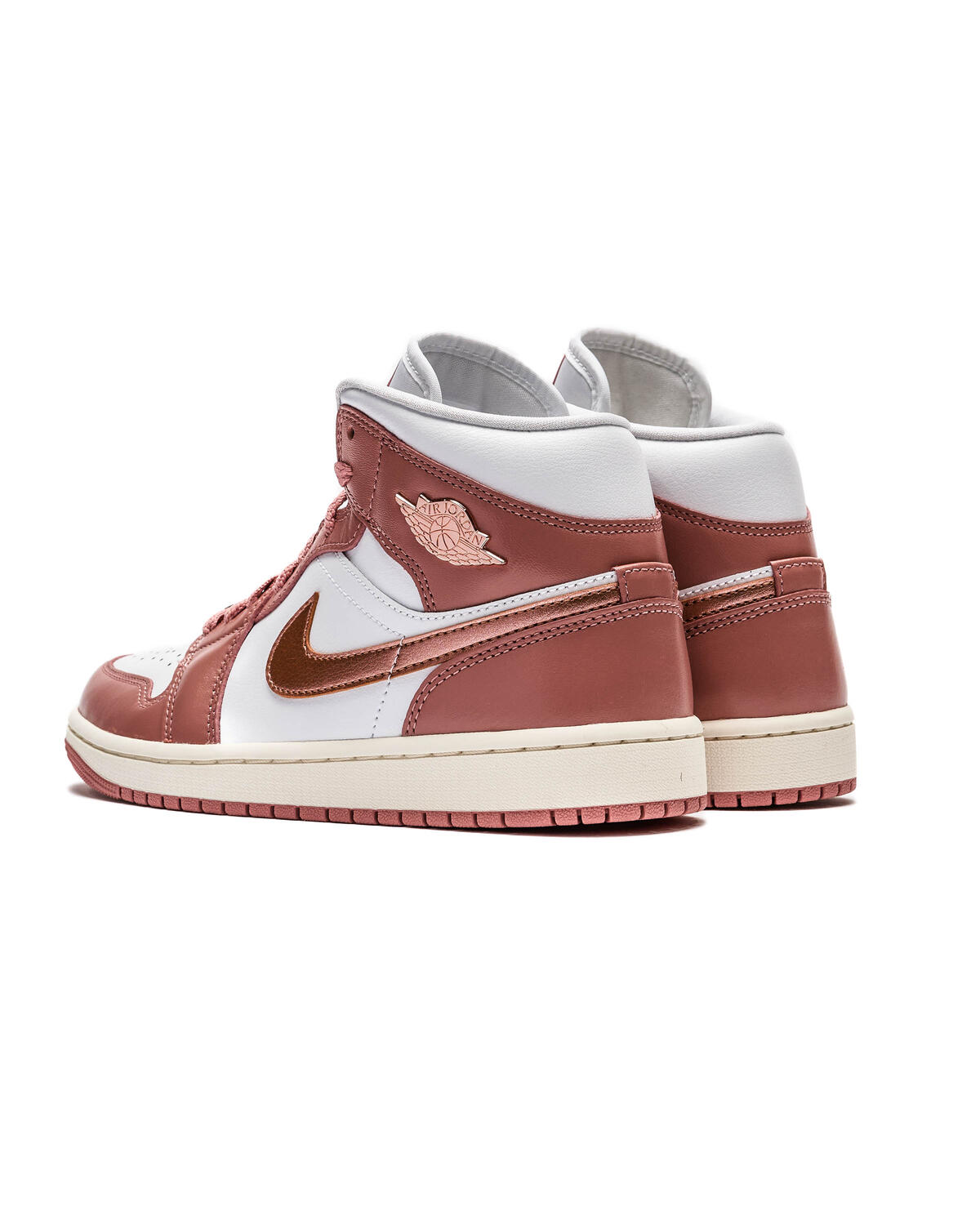 Air Jordan 1 Mid Red Stardust/Metallic Copper (Women's) - Image 18