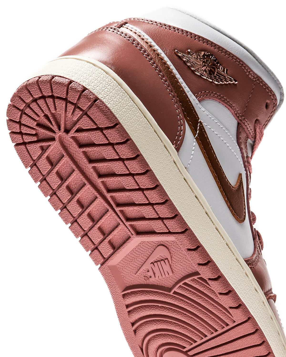 Air Jordan 1 Mid Red Stardust/Metallic Copper (Women's) - Image 21