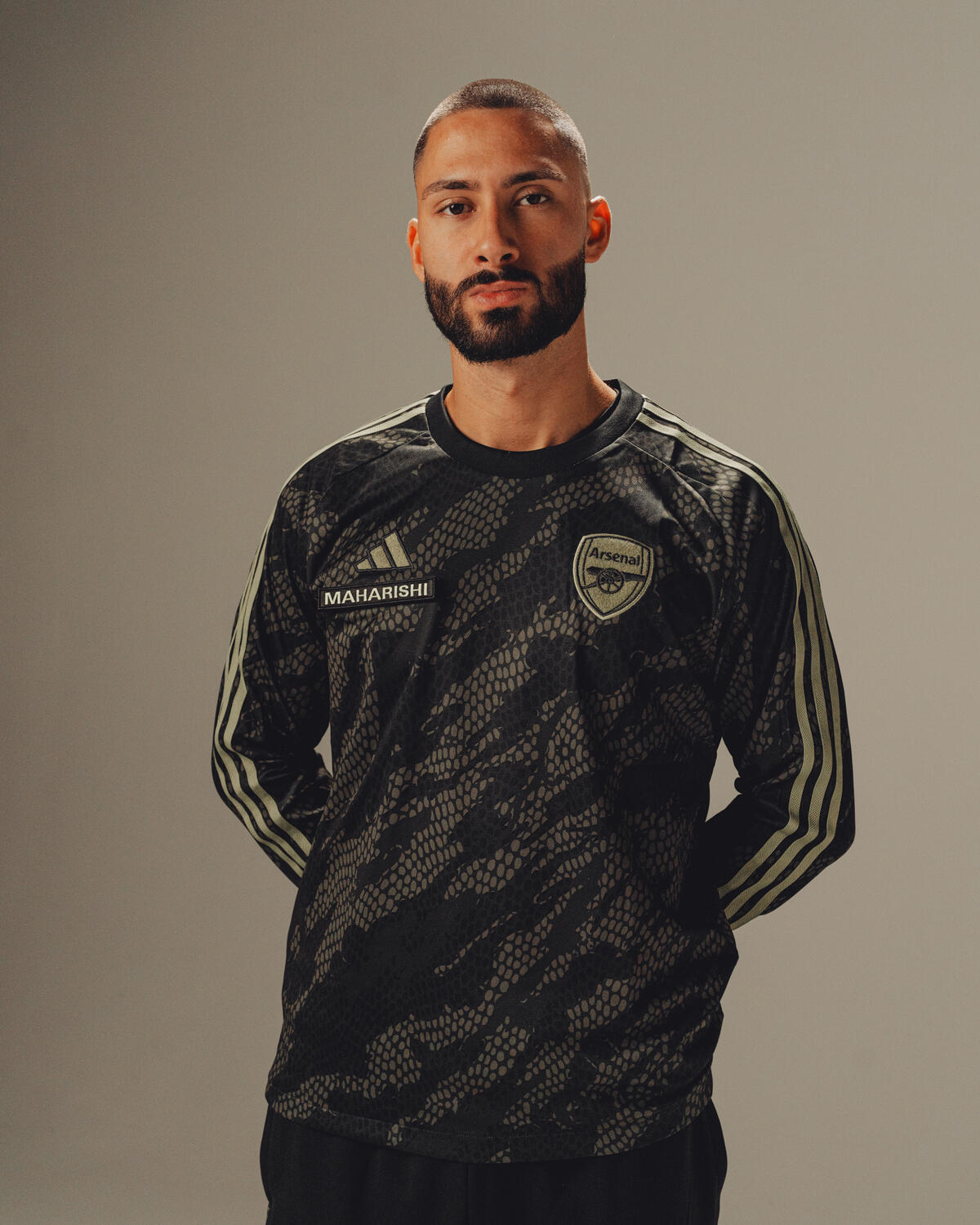 Adidas Originals x Arsenal FC X Maharishi Longsleeve Jersey - Image 3