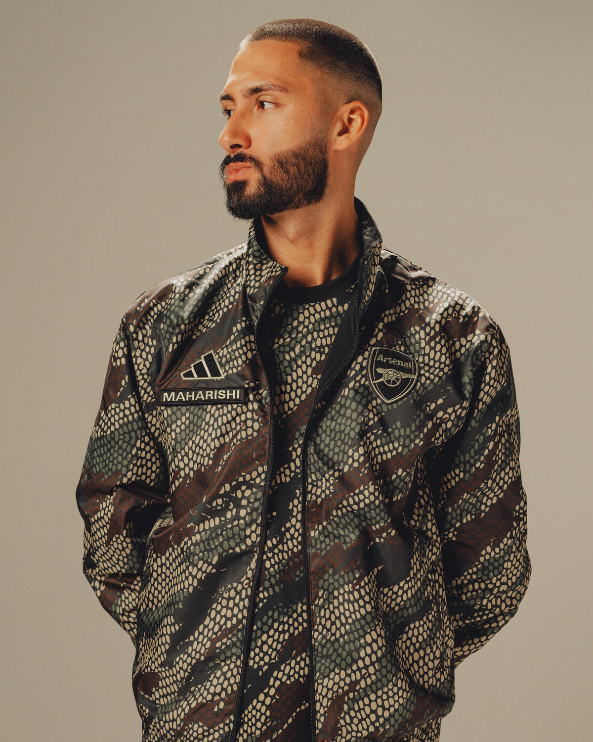 Adidas Originals x Arsenal FC X Maharishi ANTHEM JACKET | IN4749  