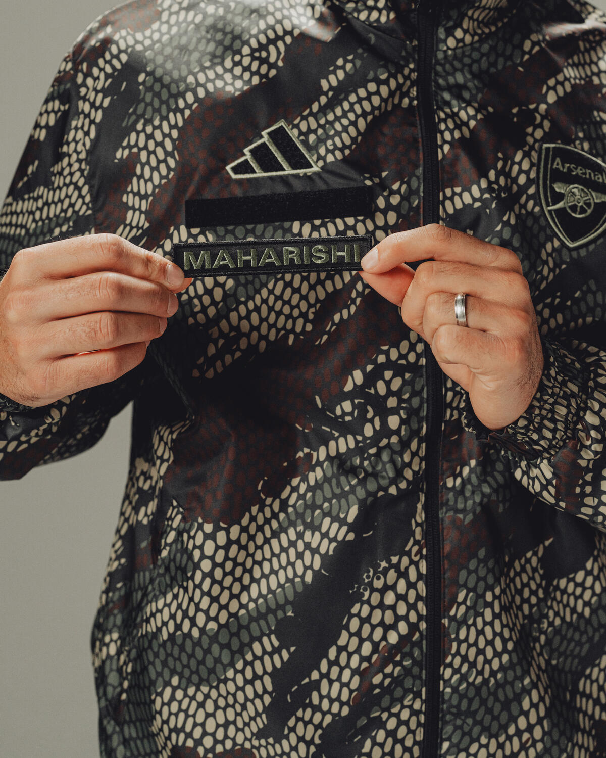 Adidas Originals x Arsenal FC X Maharishi Anthem Jacket - Image 8