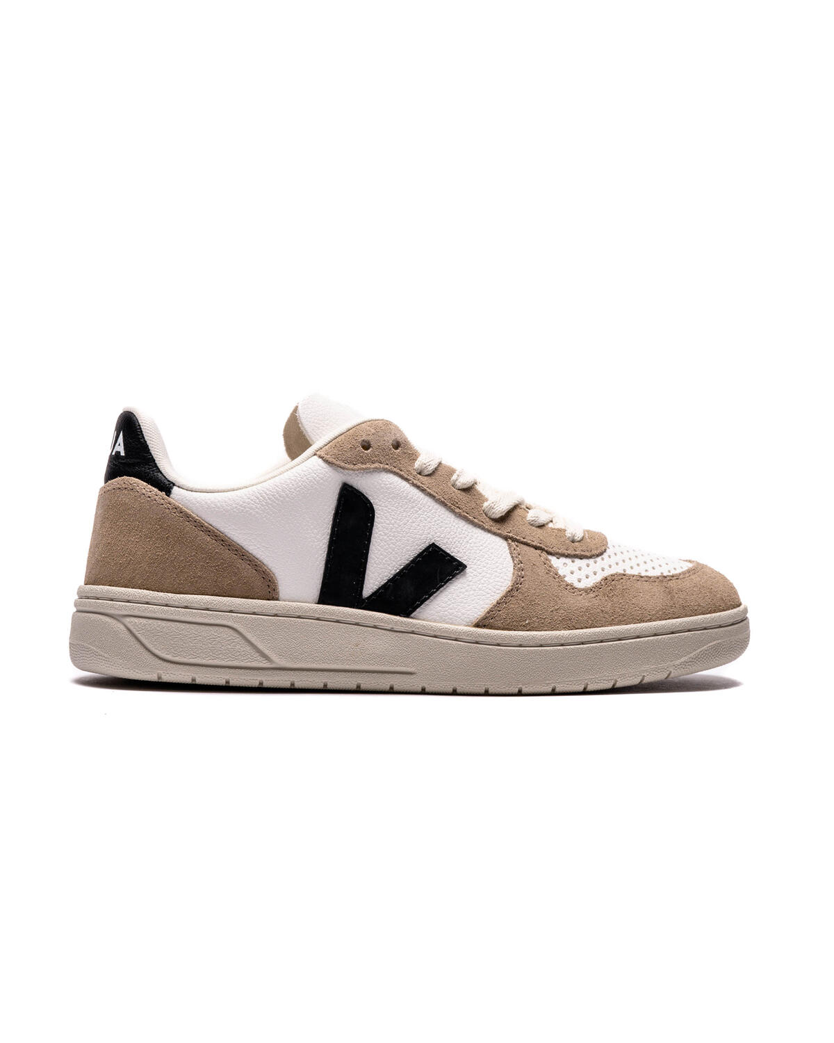 Veja V-10 Leather Extra White/Black Sahara - Image 11
