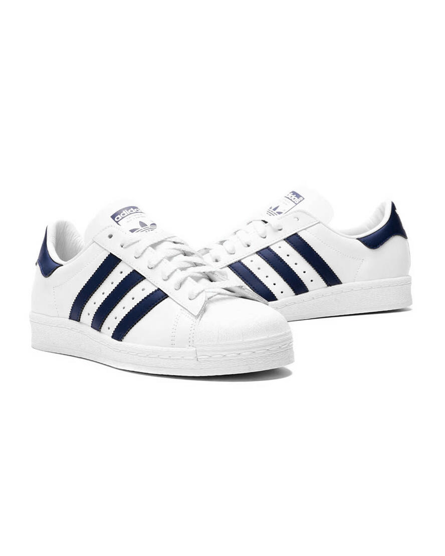 adidas Superstar 82 Cloud White/Dark Blue/Off White - Image 11