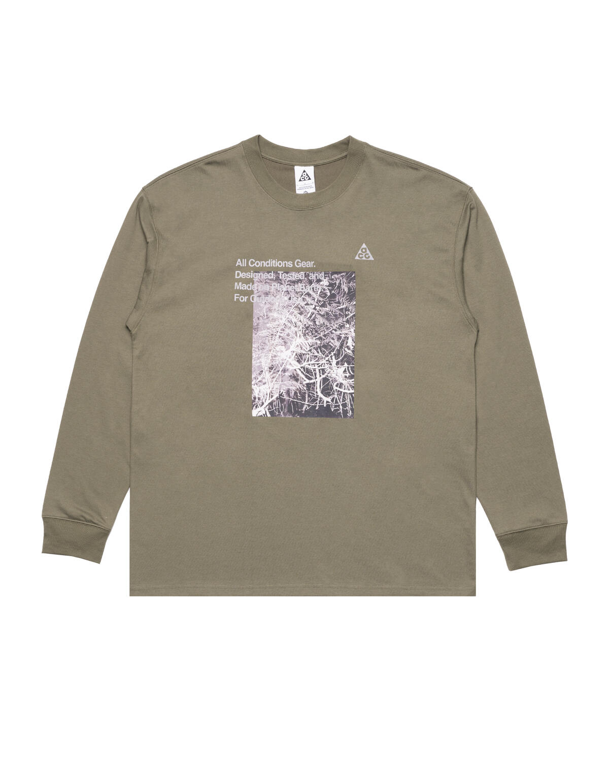 Nike ACG Long Sleeve Tee Forest - Image 2
