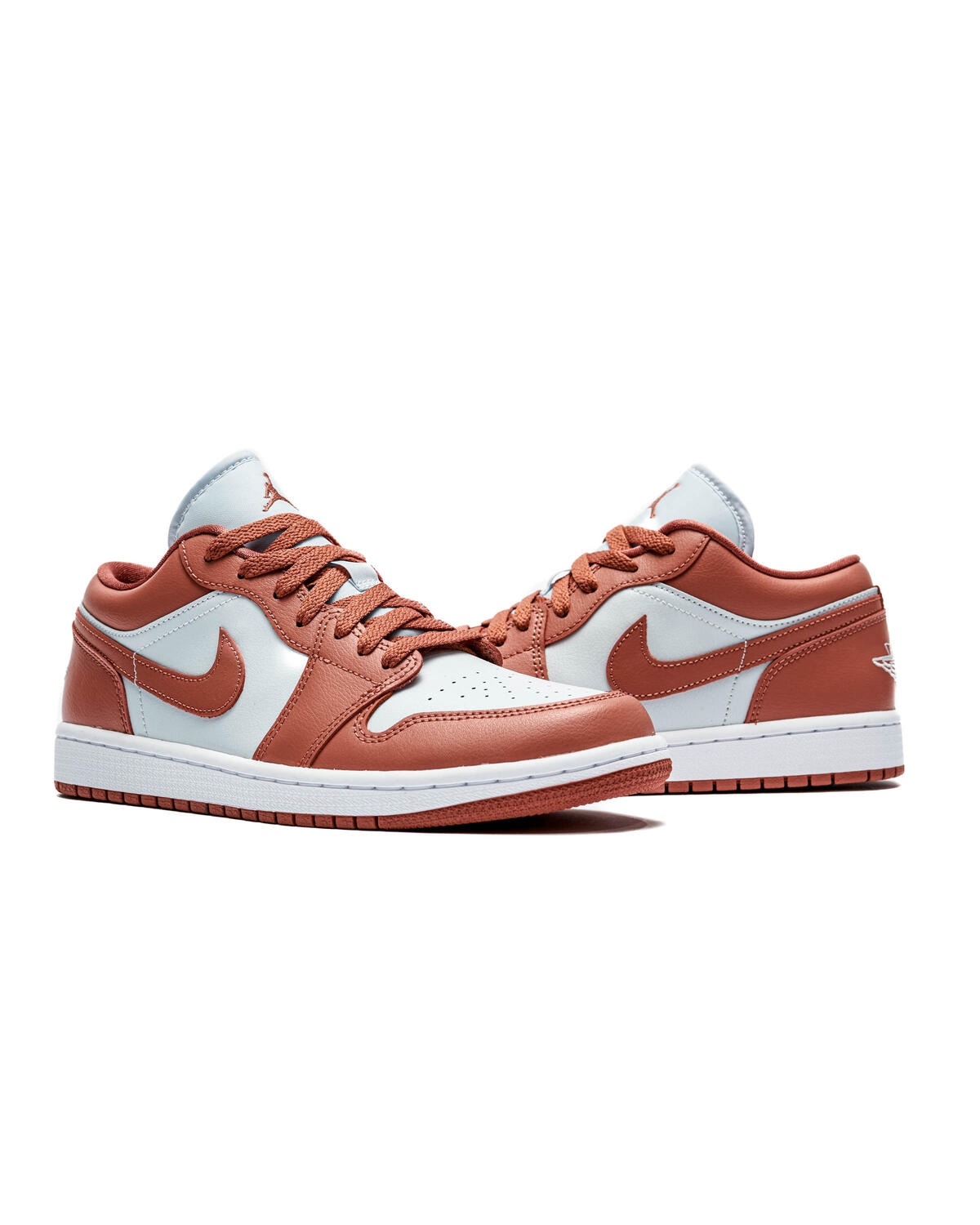 Jordan WMNS Air Jordan 1 Low - Pure Platinum / Sky J Orange / White - Image 24