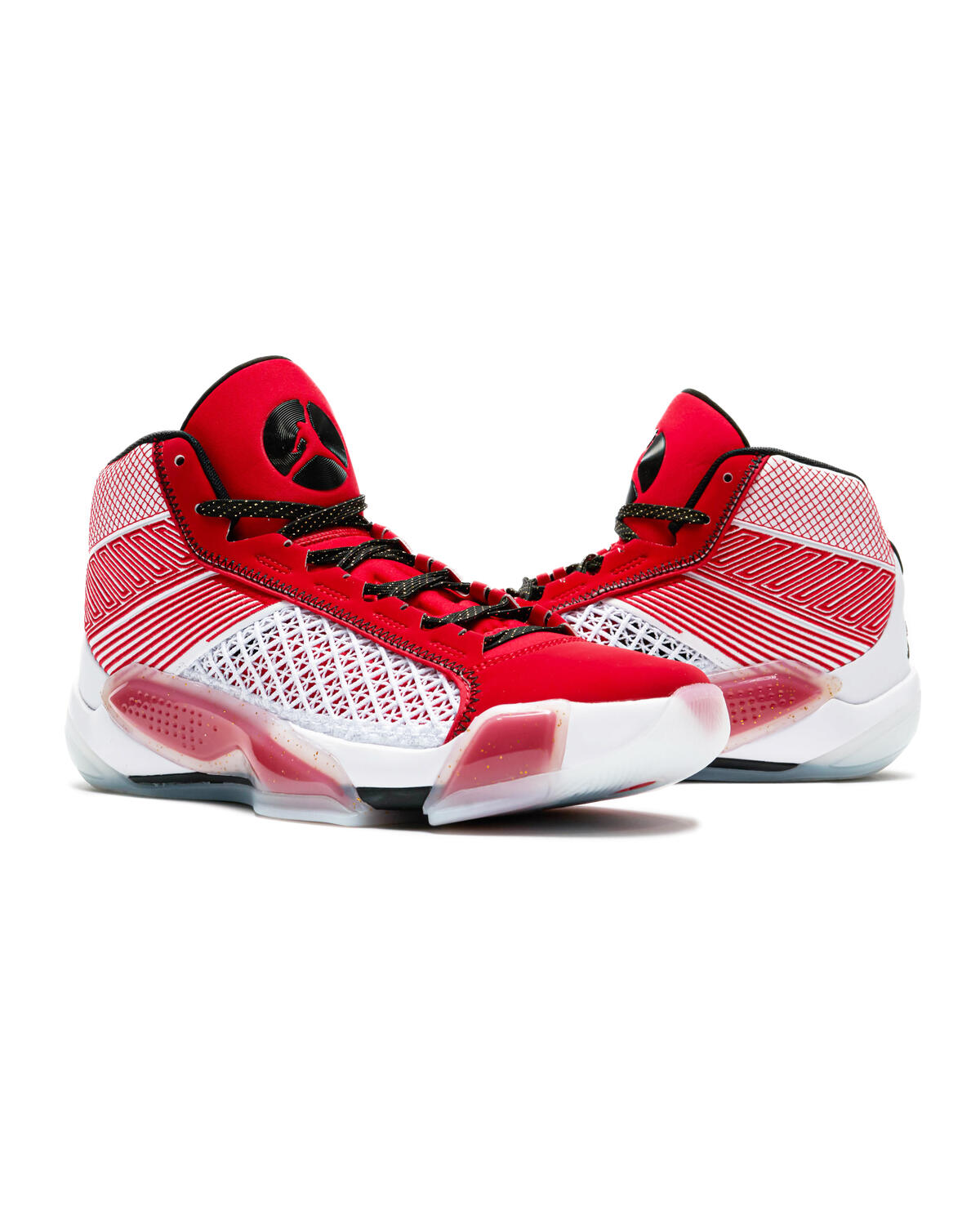 Air Jordan Xxxviii (White/Black-University Red-Metallic Gold) 11/7 - Image 5