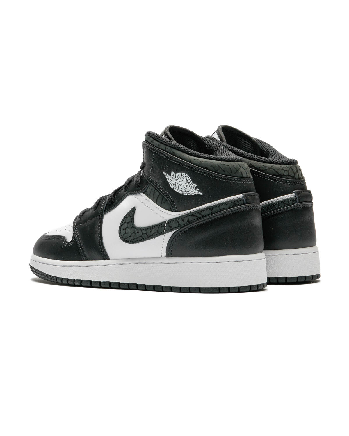 Air Jordan 1 Mid SE Grade School 'White/Black' - Image 4
