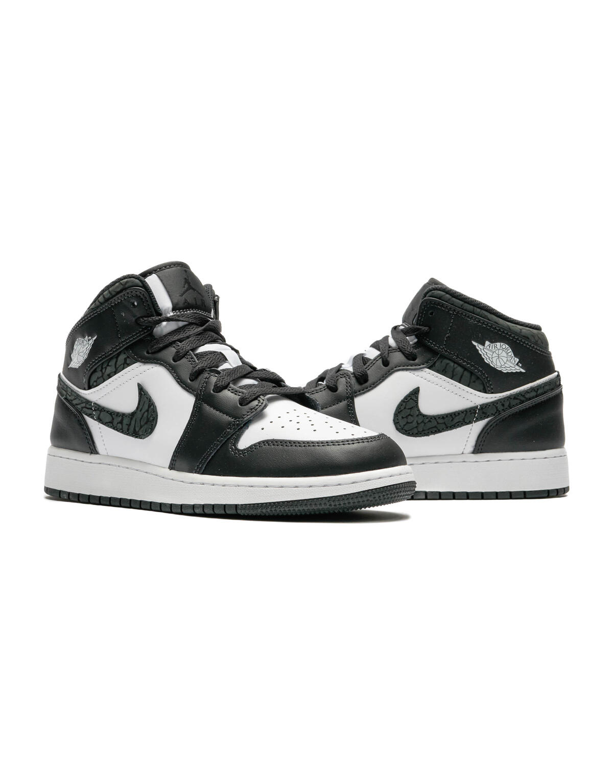 Air Jordan 1 Mid SE Grade School 'White/Black' - Image 5