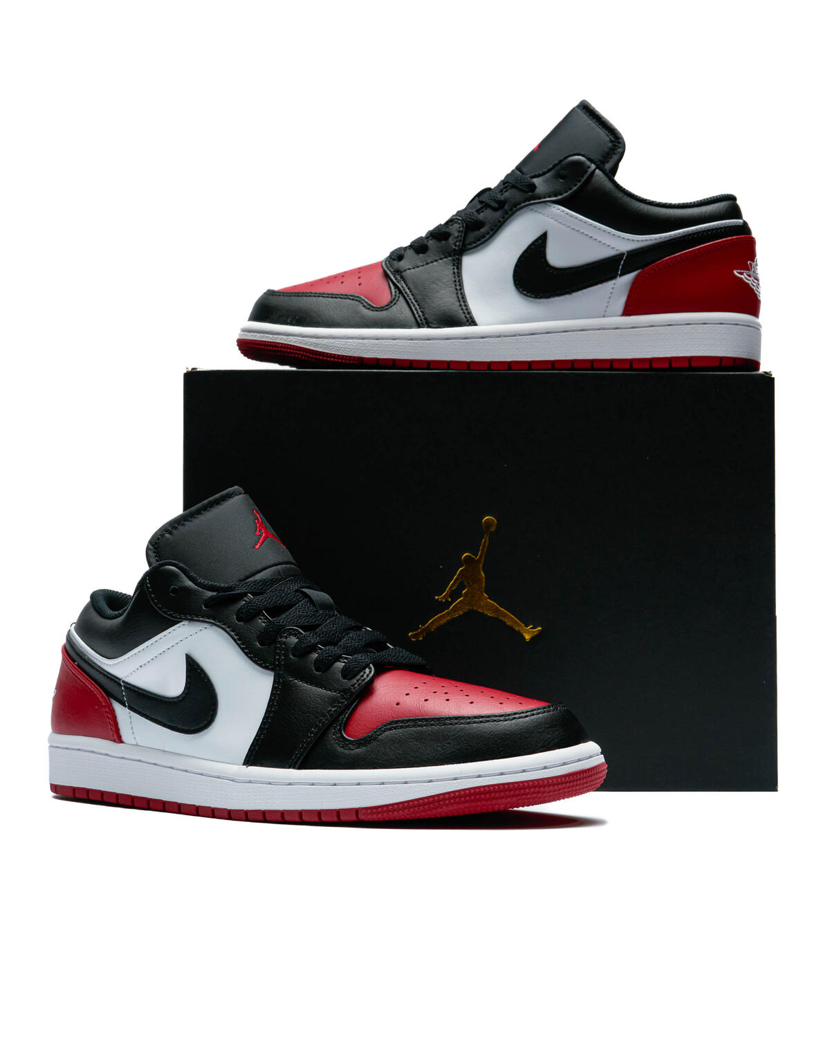 Jordan Air Jordan 1 Low "Bred Toe" White/Black/Varsity Red - Image 32