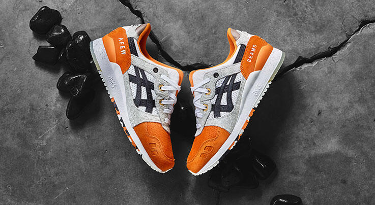 Asics x Afew x Beams GEL-LYTE III "Orange Koi"